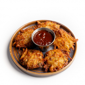 Onion Spinach Bhaji